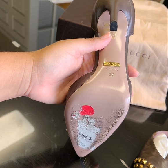 Gucci st.leo malaga kid heel - Picture 10 of 12